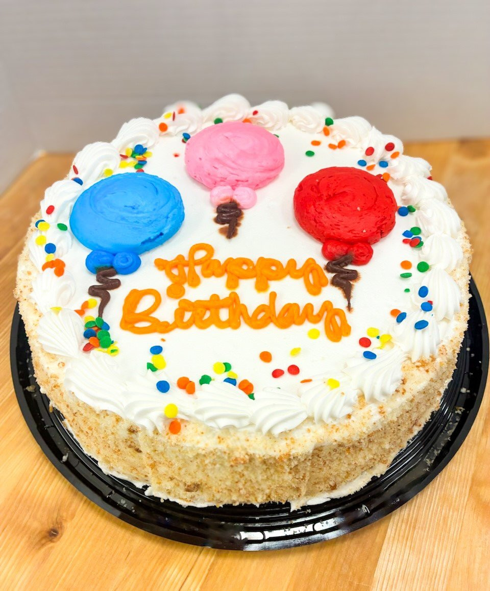 10 in. Round Cake – Vanilla