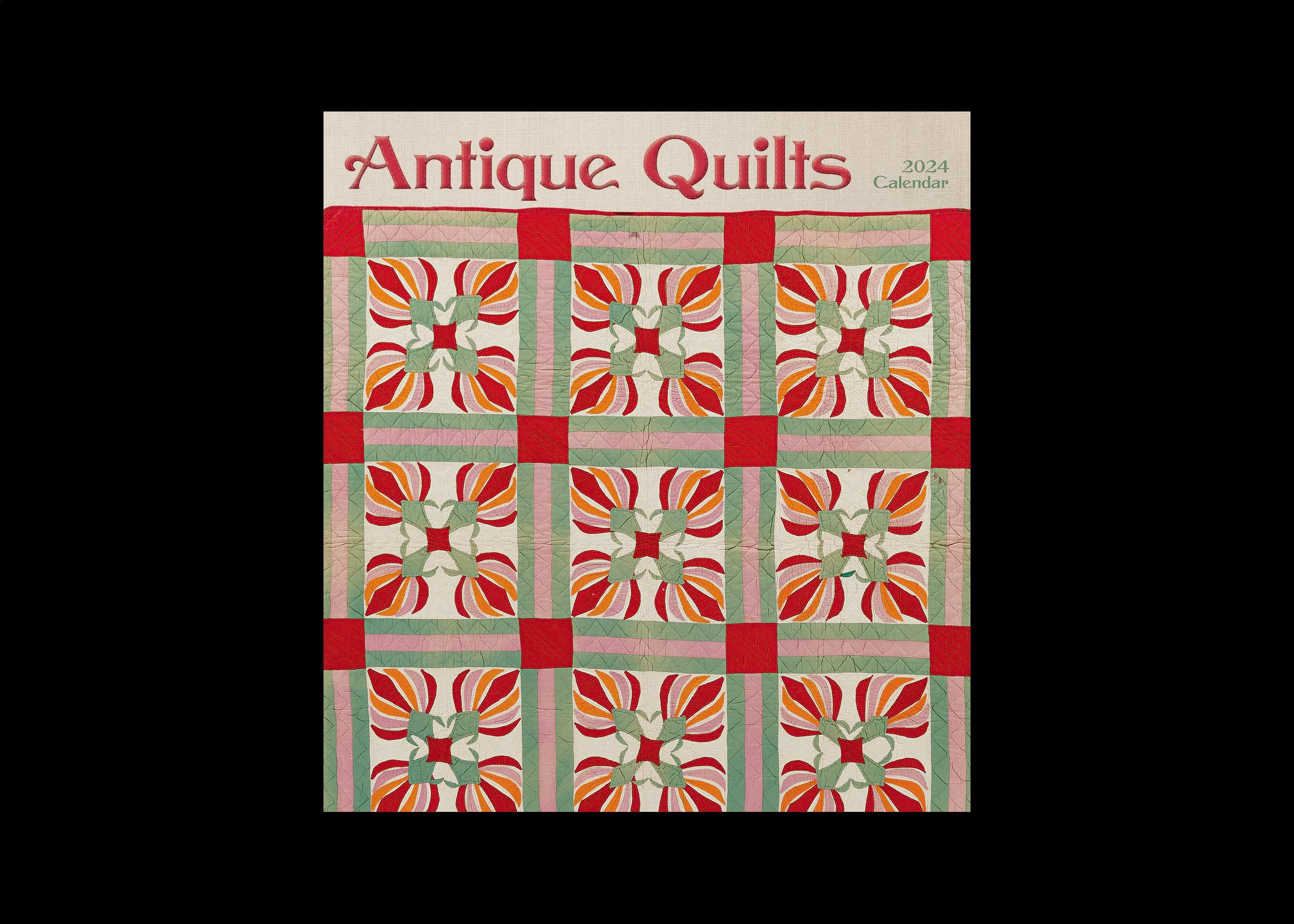 2024 Antique Quilt Wall Calendar 