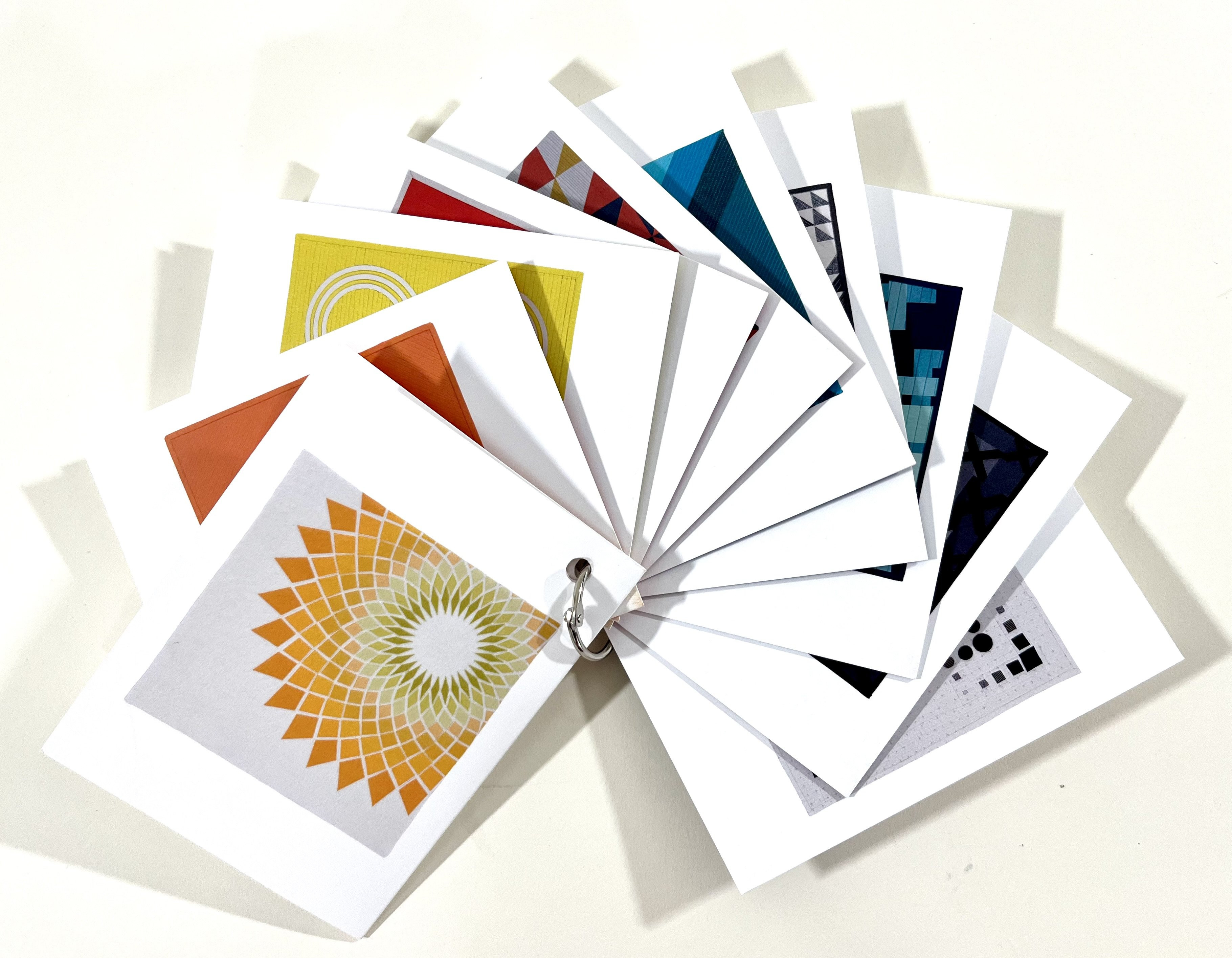 Notecard Set of Modern Meets Modern Challenge Quilts