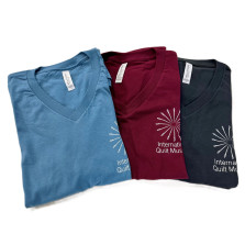IQM Needleburst Logo V-Neck Tee 