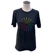 Rainbow Needleburst Logo Tee Youth-Adult Sizes