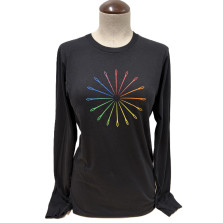 NEW!!! IQM Rainbow Needleburst Tee - Long Sleeve