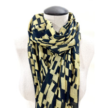 Scarf 1 with Quilt Design by Michael James