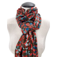 Scarf 2 with Quilt Inspired Designs by Michael James