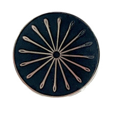 Black Needleburst Pin
