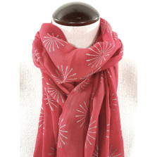 Needleburst Scarf - Black or Red