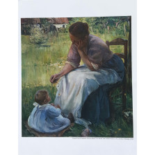 'Meditation (Sous les arbres)' mini poster 11" x 14"