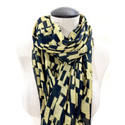 Scarf 1 with Quilt Design by Michael James