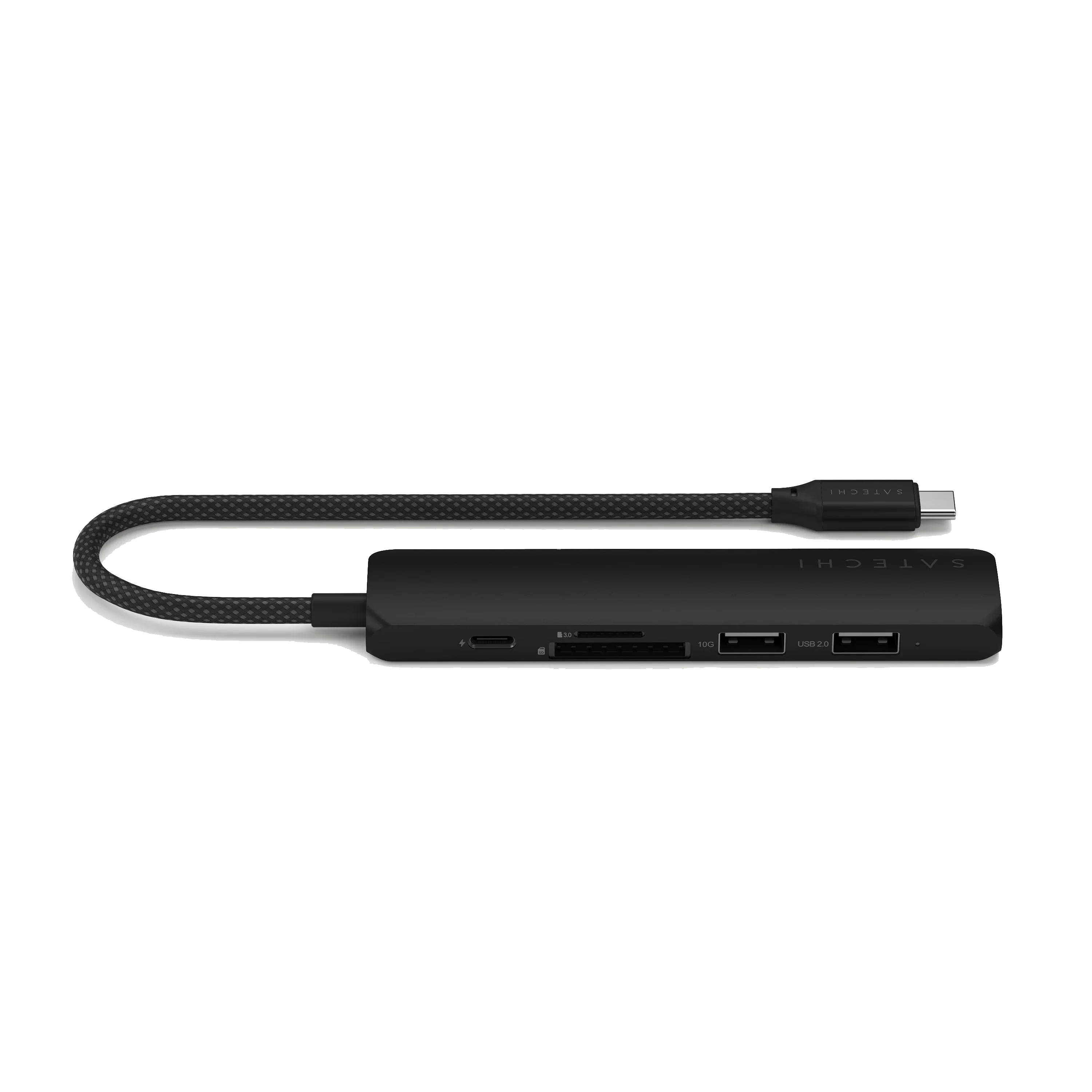 Satechi 6-in-1 USB-C Slim Multiport Adapter - Black