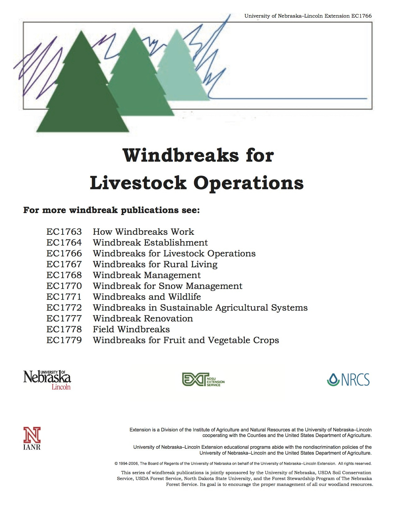 Windbreaks for Livestock Operations