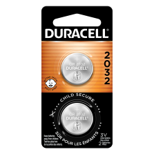 Duracell 2032 Lithium Coin Battery 3 Volt - 2pk