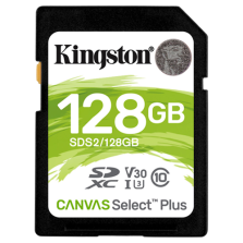 Kingston Canvas Select Plus SD Card - 128GB