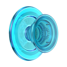 PopSocket MagSafe Phone Grip & Stand - Translucent Electric Blue