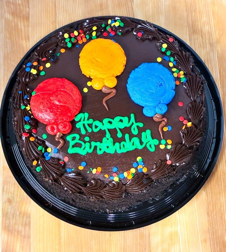10 in. Round Cake – Chocolate
