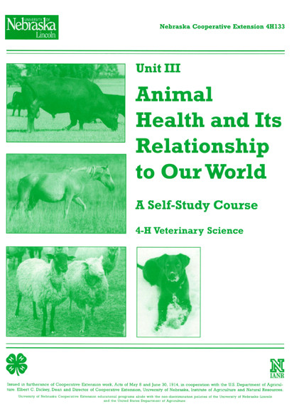 Veterinary Science 3: Animal Health and Its Relationship to our World