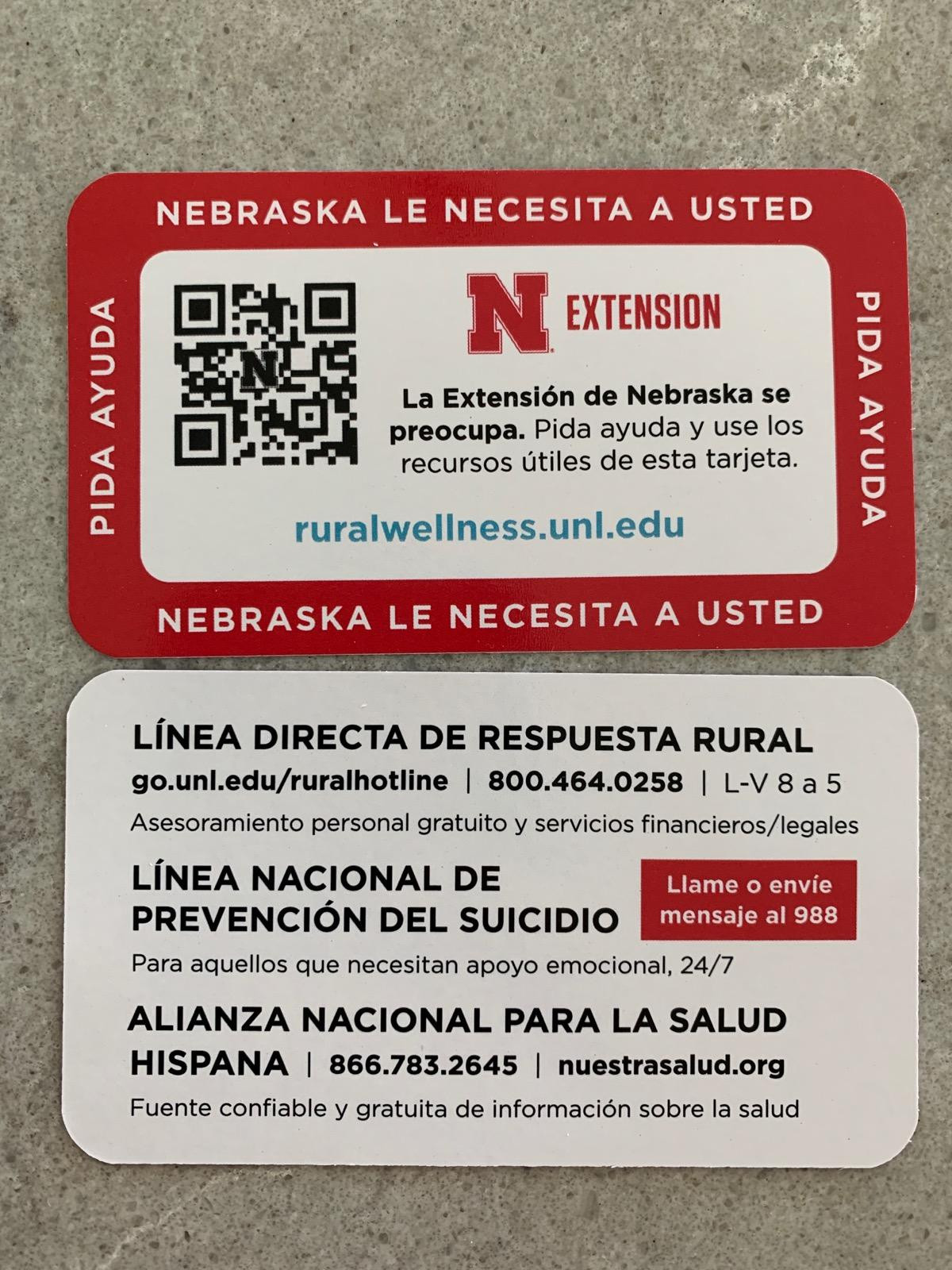 Nebraska Extension Cares Resource Cards [50 pk] Nebraska Extension
