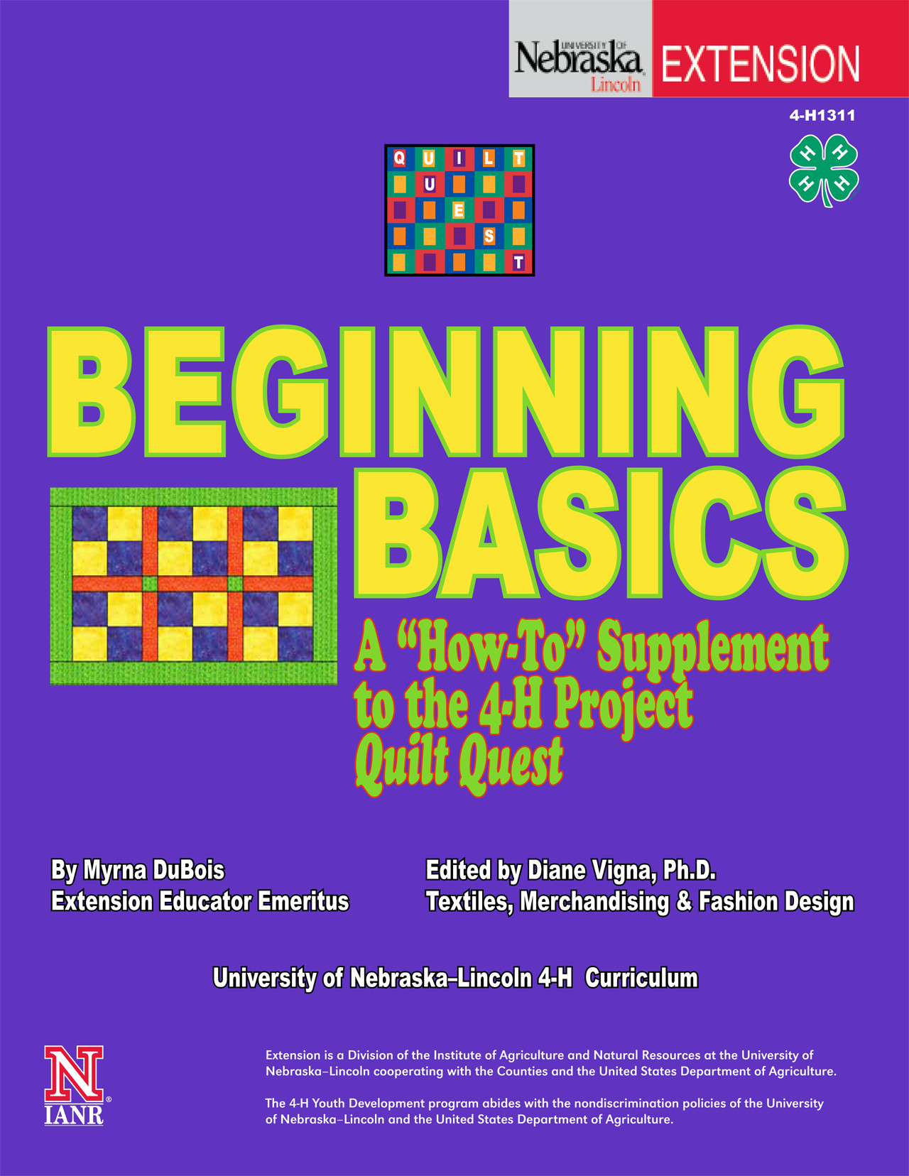 Quilt Quest Project: Beginning Basics