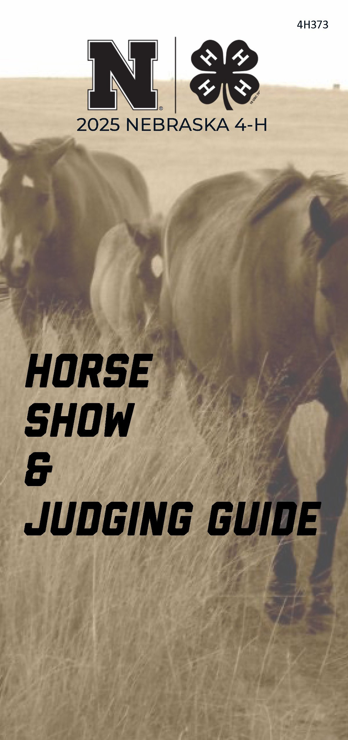 2025 4-H Horse Show and Judging Guide [Digital]