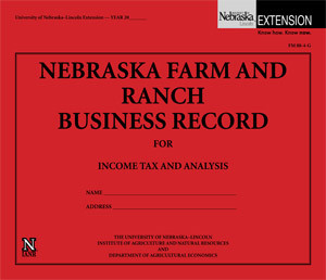 Nebraska Farm and Ranch Business Record for Income Tax and Analysis