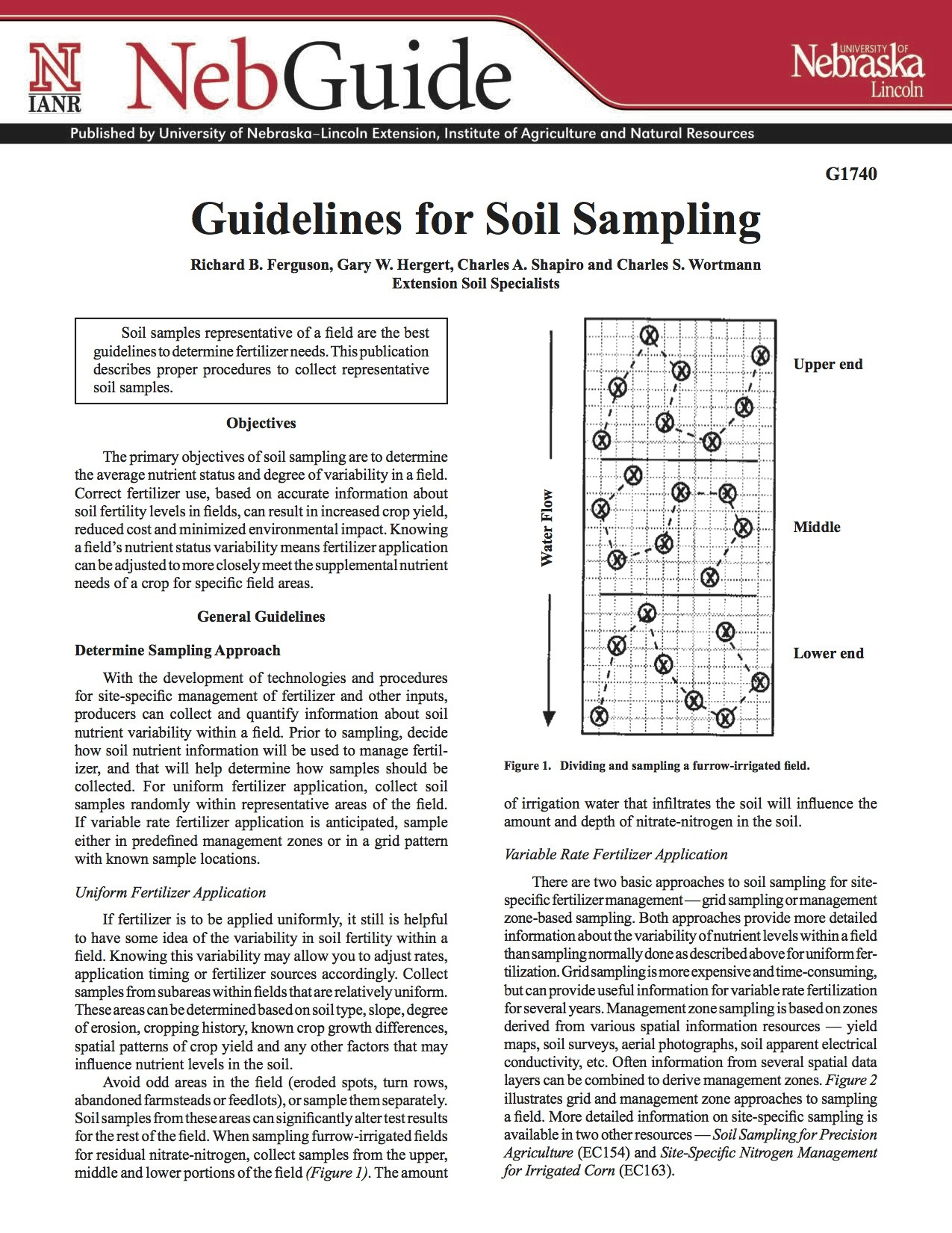 Guidelines for Soil Sampling 