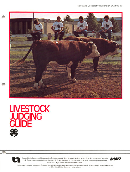 Livestock Judging Guide