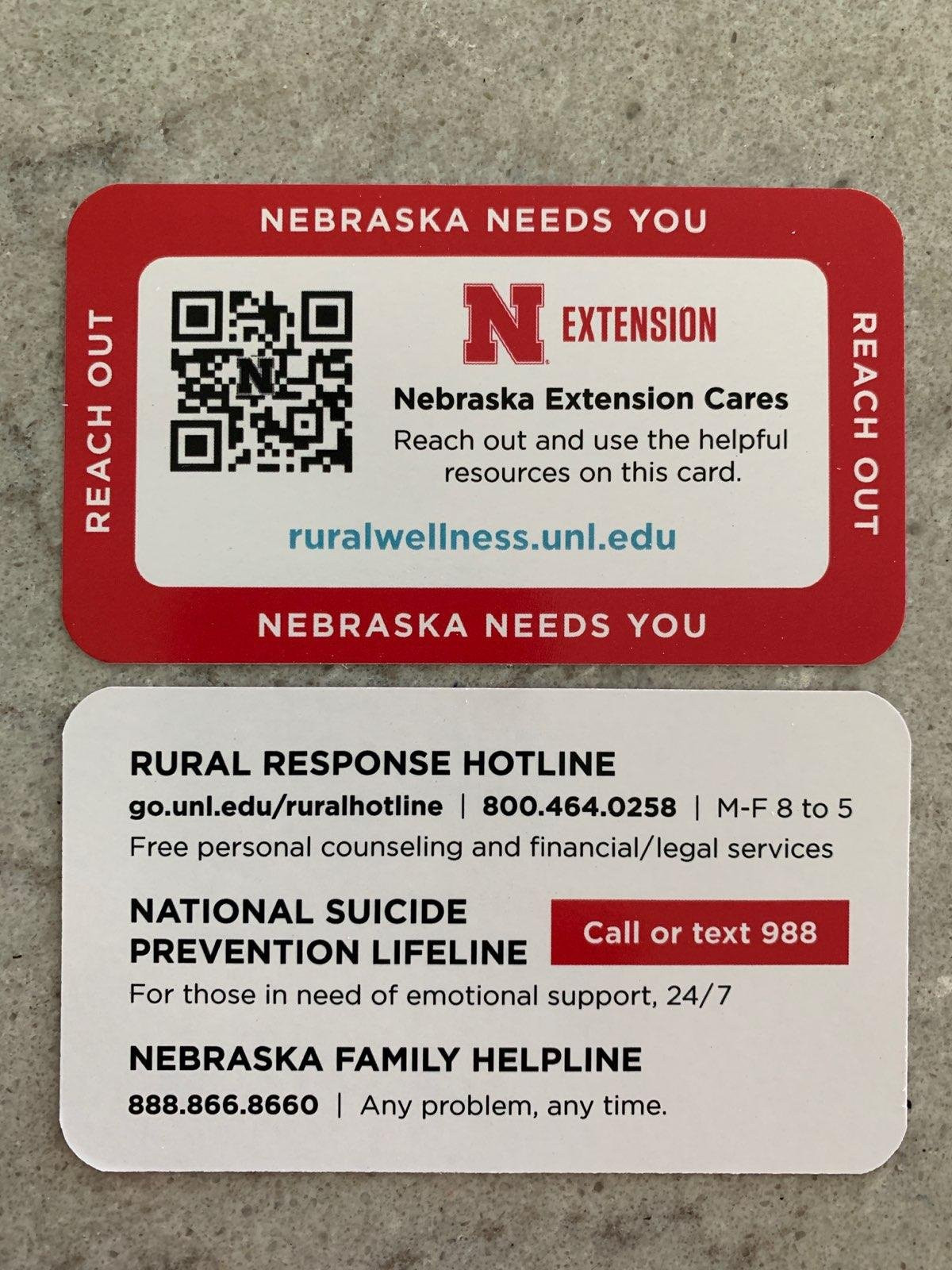 Nebraska Extension Cares Resource Cards [50 pk]