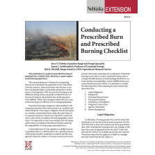 Conducting a Prescribed Burn and Prescribed Burning Checklist 