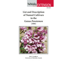 List and Description of Named Cultivars in the Genus "Penstemon" 