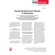 Herbicide-Resistant Weeds in Nebraska