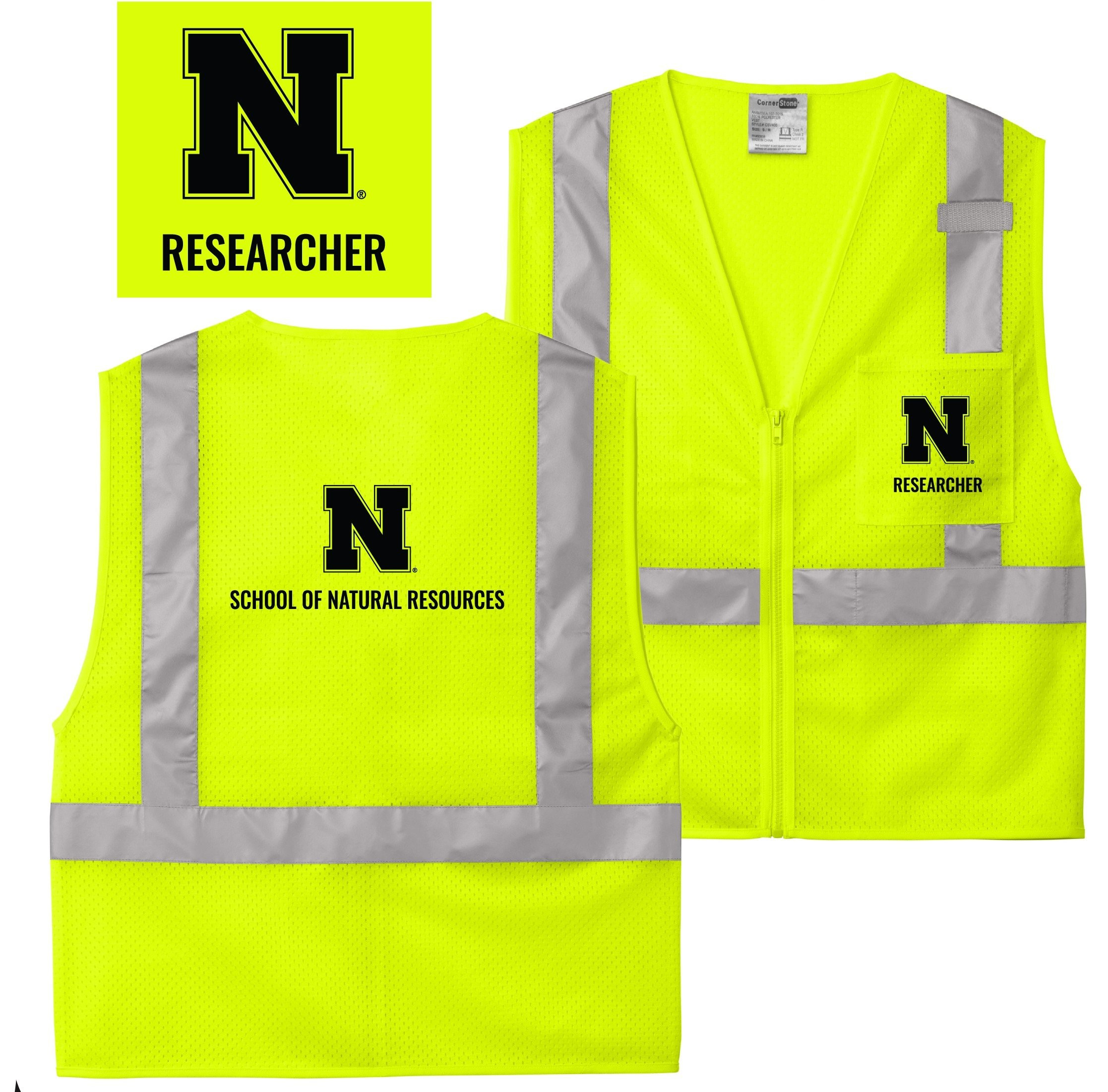 SNR Researcher Safety Vest (CSV102vp)
