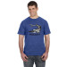 Nebraska One Health Uni-Sex Adult T-shirt Blue Fish (OH-8)
